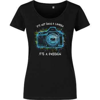 FilmenLernen.de It's not only a Camera T-Shirt Girlshirt schwarz