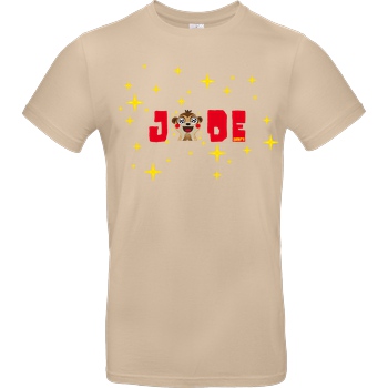 JadiTV JadiTV - Glitzer T-Shirt B&C EXACT 190 - Sand