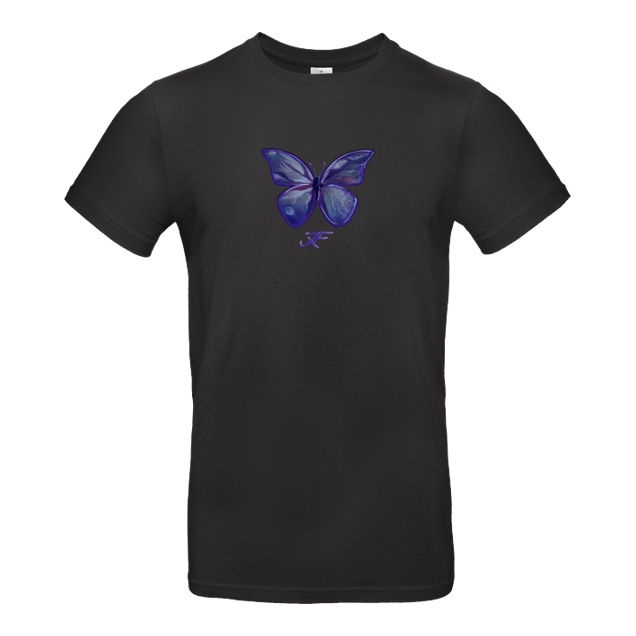 janaxf - Janaxf - Butterfly - T-Shirt - B&C EXACT 190 - Black