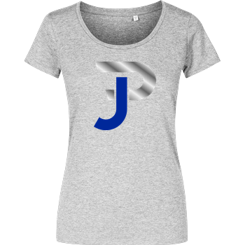 Jannik Pehlivan - JP-Logo Girlshirt heather grey