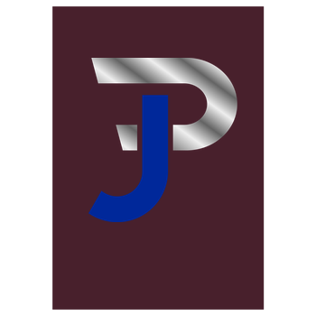 Jannik Pehlivan - JP-Logo Art Print burgundy