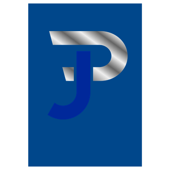 Jannik Pehlivan - JP-Logo Art Print blue