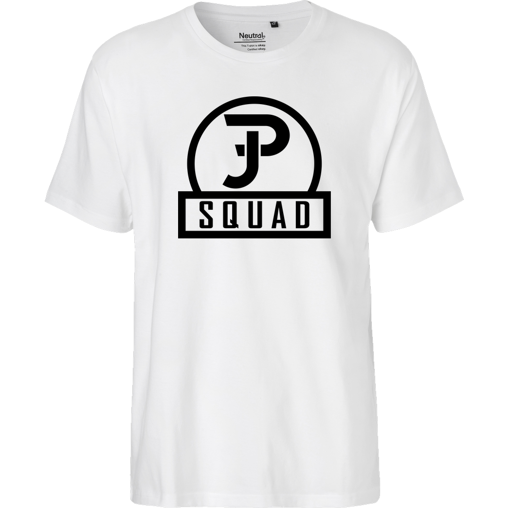 Jannik Pehlivan Jannik Pehlivan - JP-Squad T-Shirt Fairtrade T-Shirt - white