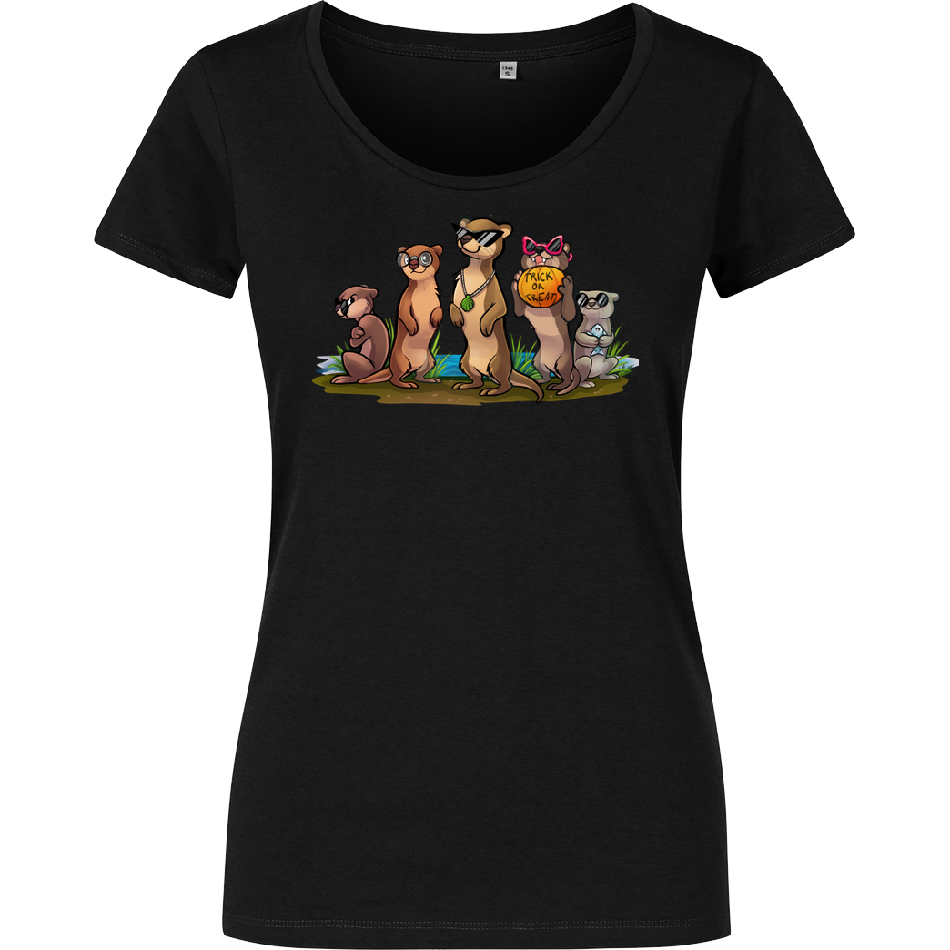 Jasmin Tee Jasmin Tee - Ottercrew T-Shirt Girlshirt schwarz