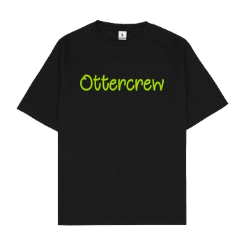 Jasmin Tee Jasmin Tee - Ottercrew Typo T-Shirt Oversize T-Shirt - Black