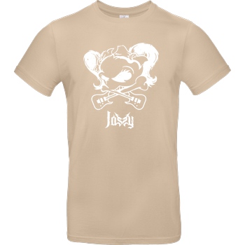 Mien Wayne Jassy J - Skull T-Shirt B&C EXACT 190 - Sand