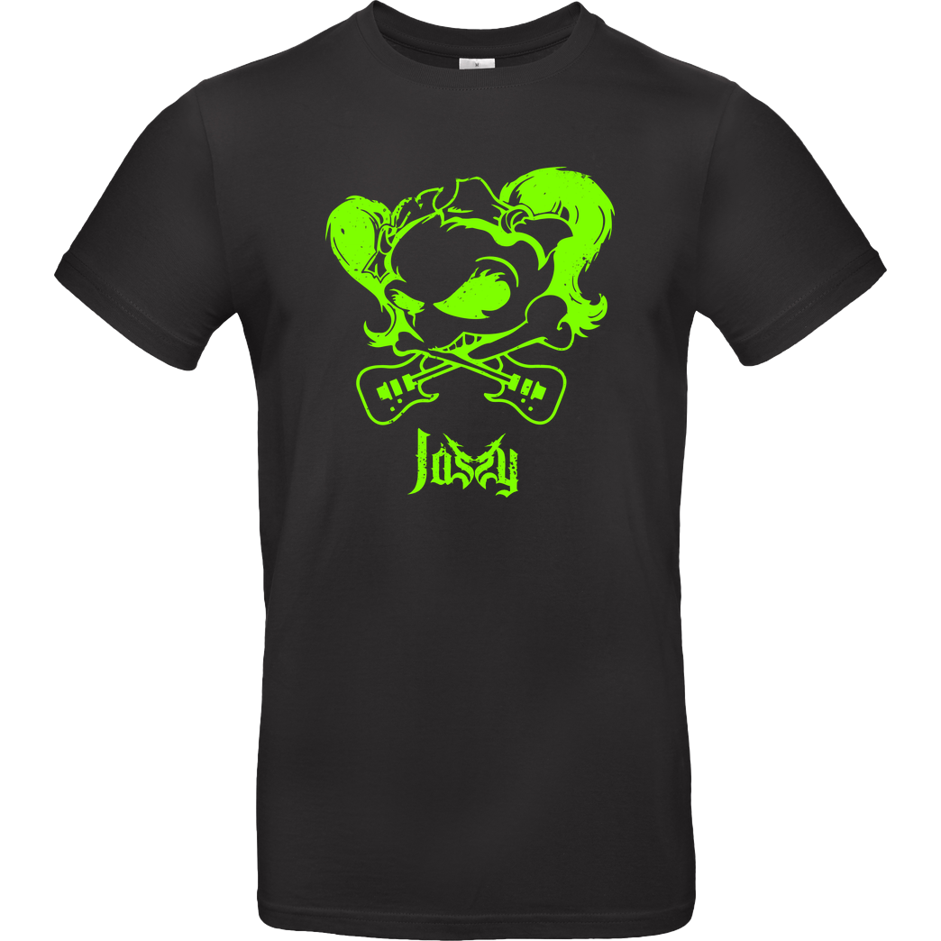 Mien Wayne Jassy J - Skull T-Shirt B&C EXACT 190 - Black