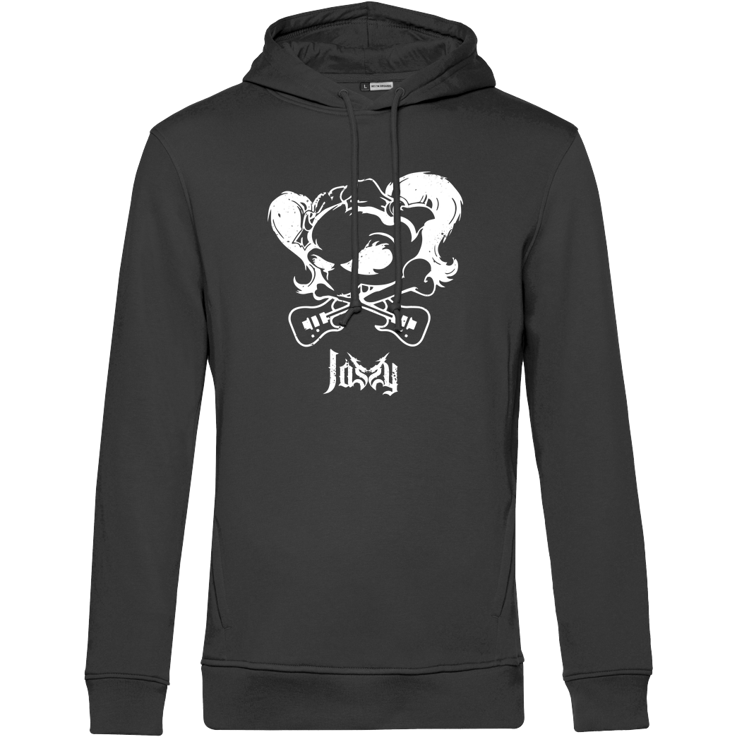 Mien Wayne Jassy J - Skull Sweatshirt B&C HOODED INSPIRE - black