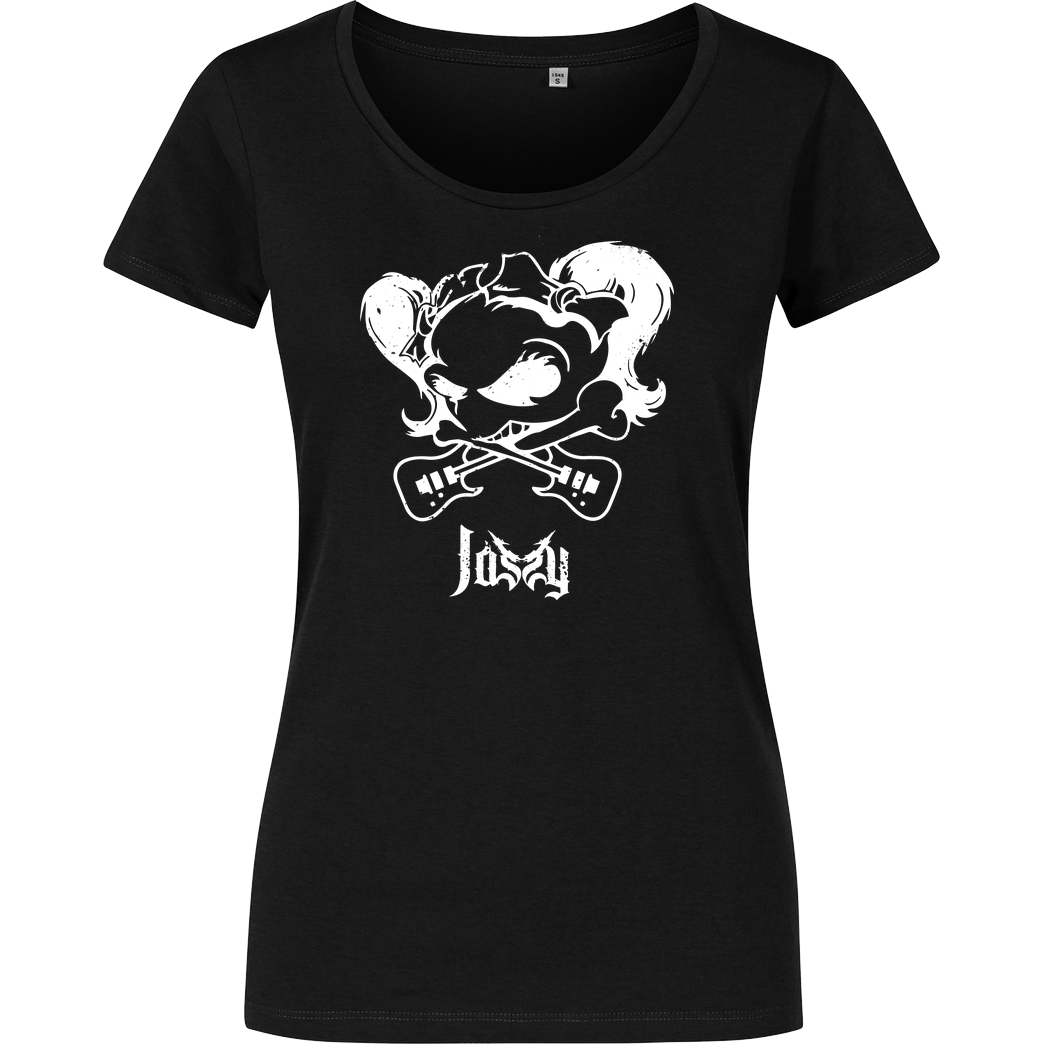 Mien Wayne Jassy J - Skull T-Shirt Girlshirt schwarz
