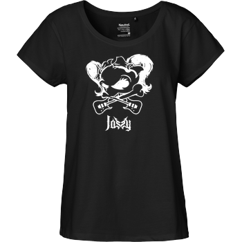 Jassy J - Skull Fairtrade Loose Fit Girlie - black