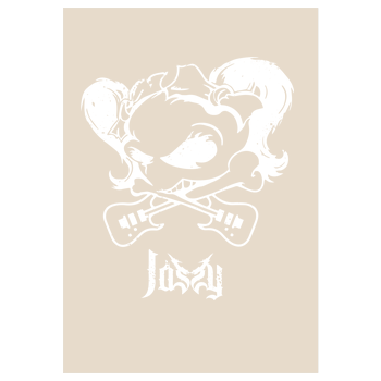 Jassy J - Skull Art Print sand