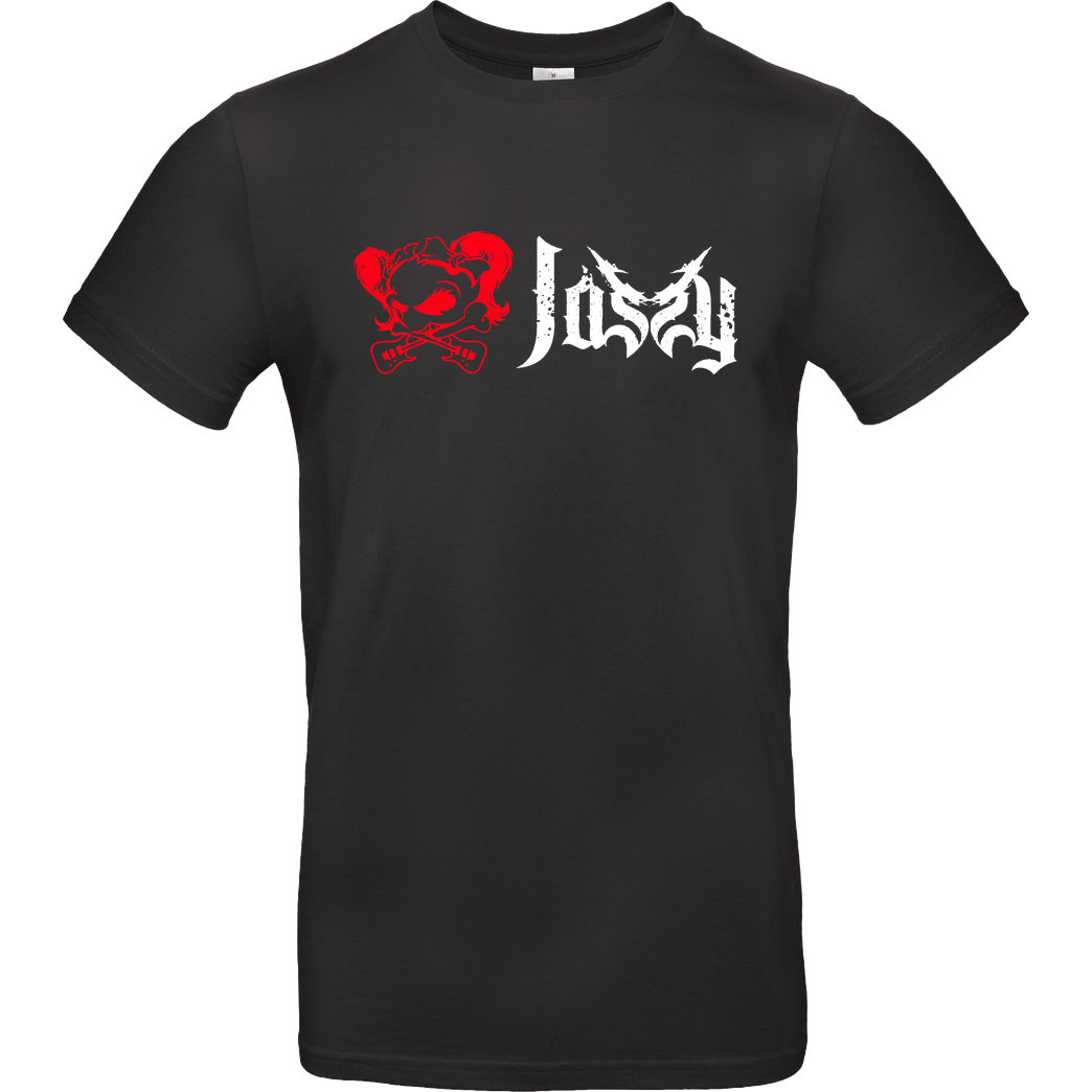 Mien Wayne Jassy J - Skull Original T-Shirt B&C EXACT 190 - Black