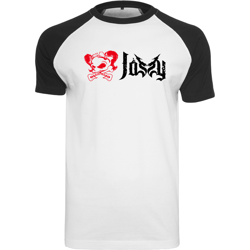 Mien Wayne Jassy J - Skull Original T-Shirt Raglan Tee white