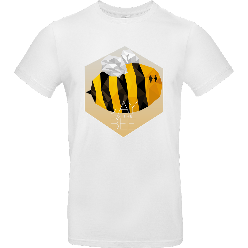 Jaybee Jaybee - Jay to the Bee T-Shirt B&C EXACT 190 -  White