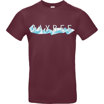 Jaybee Jaybee - Logo T-Shirt B&C EXACT 190 - Burgundy