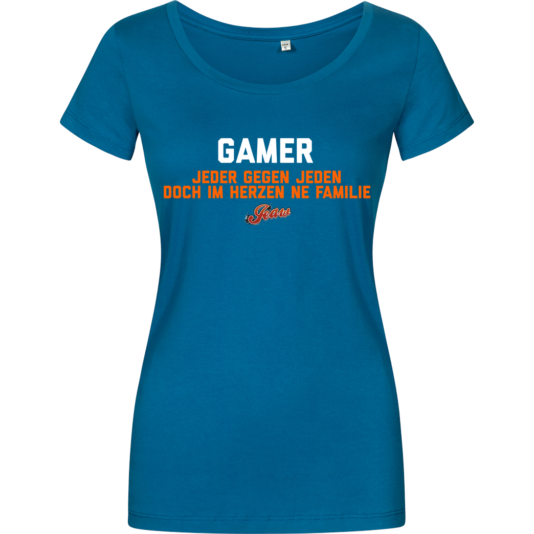 Jeaw Jeaw - Gamer T-Shirt Girlshirt petrol
