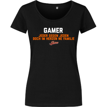 Jeaw - Gamer Girlshirt schwarz