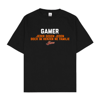 Jeaw - Gamer Oversize T-Shirt - Black
