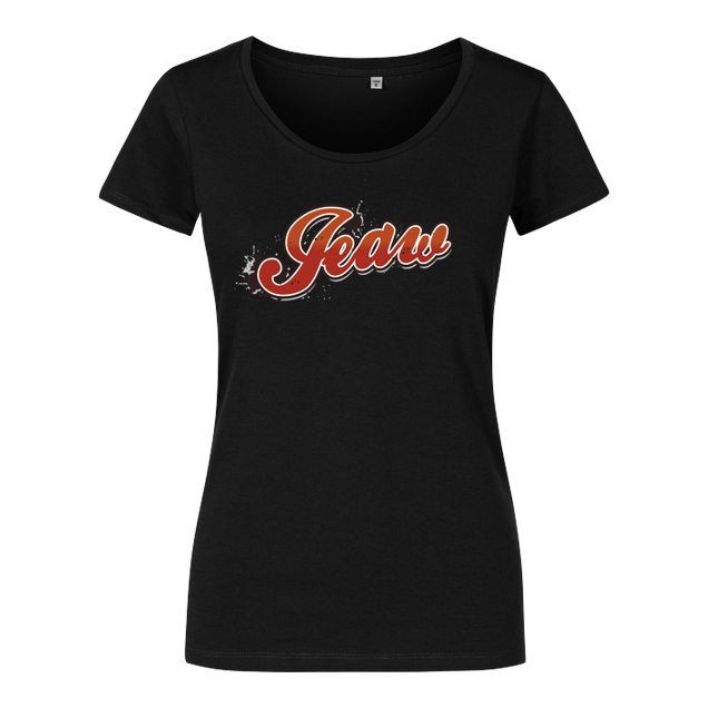 Jeaw - Jeaw - Logo - T-Shirt - Girlshirt schwarz