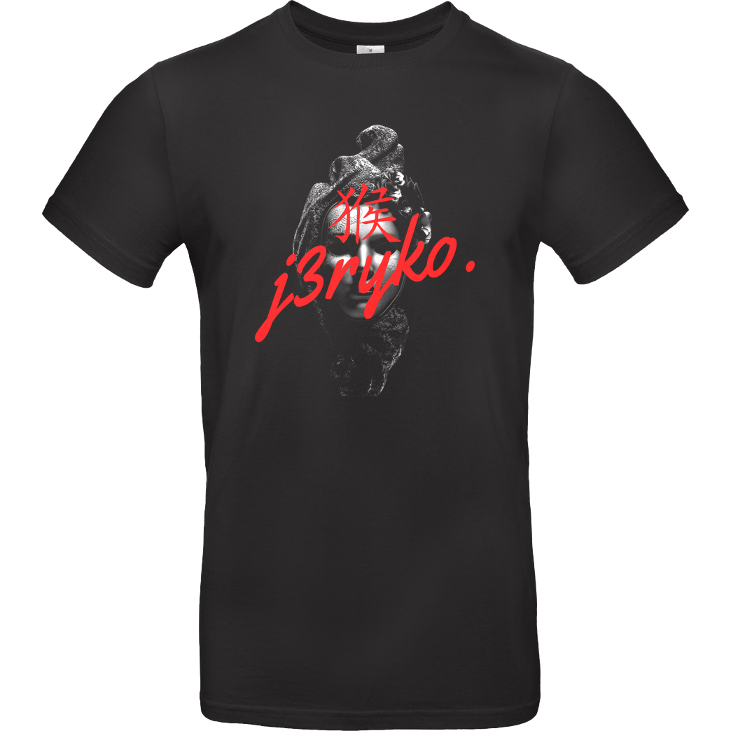 JERYKO Jeryko - Mask Logo T-Shirt B&C EXACT 190 - Black