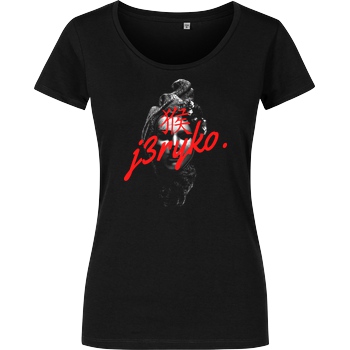 JERYKO Jeryko - Mask Logo T-Shirt Girlshirt schwarz