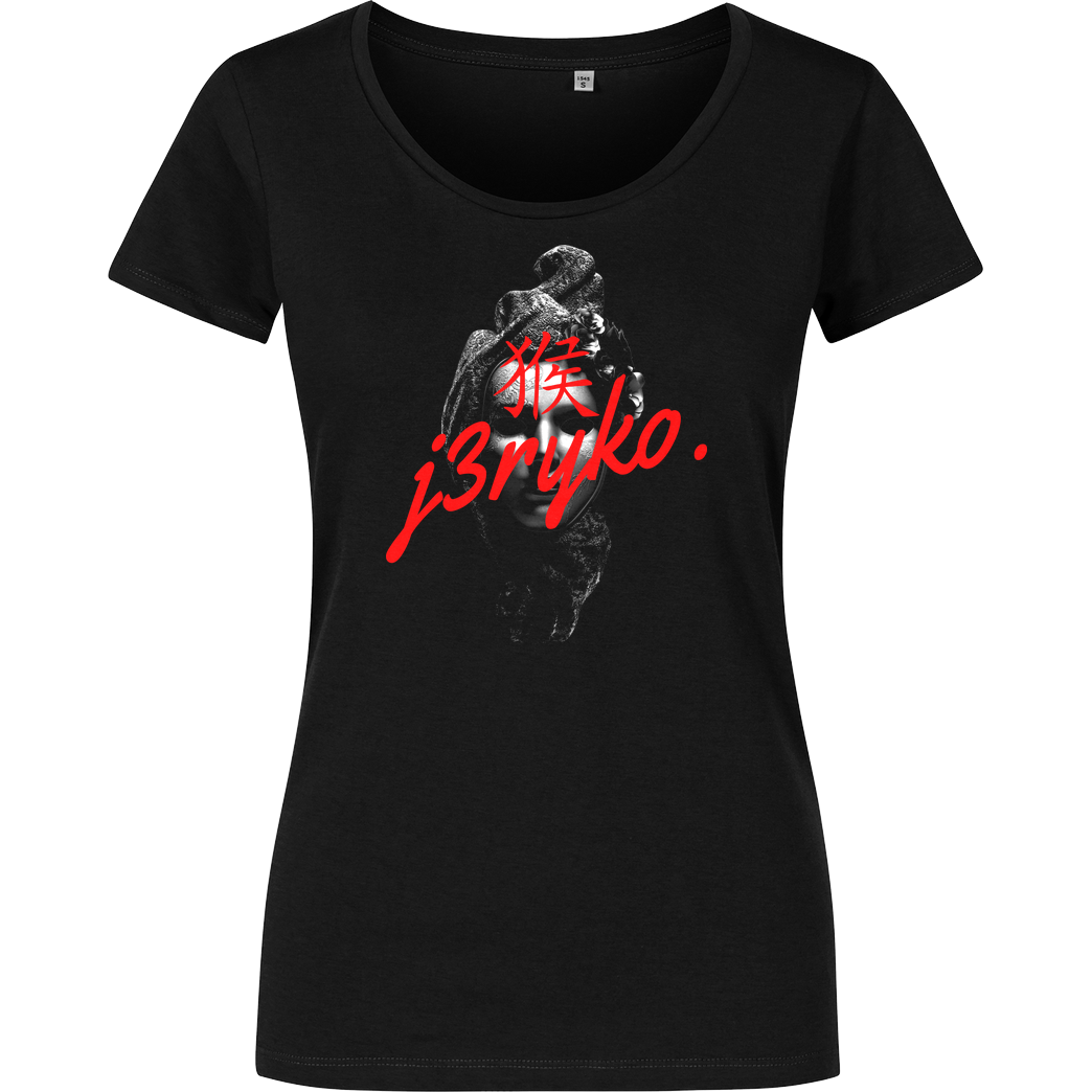 JERYKO Jeryko - Mask Logo T-Shirt Girlshirt schwarz