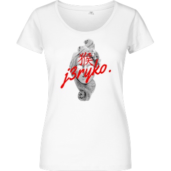 JERYKO Jeryko - Mask Logo T-Shirt Girlshirt weiss