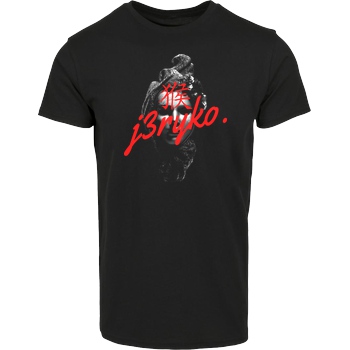 JERYKO Jeryko - Mask Logo T-Shirt House Brand T-Shirt - Black