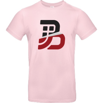 JJB JJB - Colored Logo T-Shirt B&C EXACT 190 - Light Pink