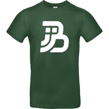 JJB JJB - Plain Logo T-Shirt B&C EXACT 190 -  Bottle Green