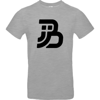 JJB JJB - Plain Logo T-Shirt B&C EXACT 190 - heather grey