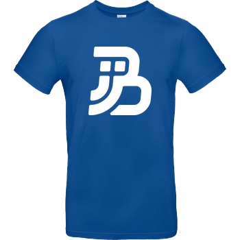 JJB JJB - Plain Logo T-Shirt B&C EXACT 190 - Royal Blue