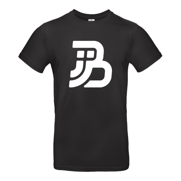 JJB - JJB - Plain Logo - T-Shirt - B&C EXACT 190 - Black