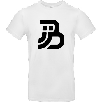 JJB JJB - Plain Logo T-Shirt B&C EXACT 190 -  White