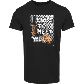 Jorgo - Knife to meet you House Brand T-Shirt - Black