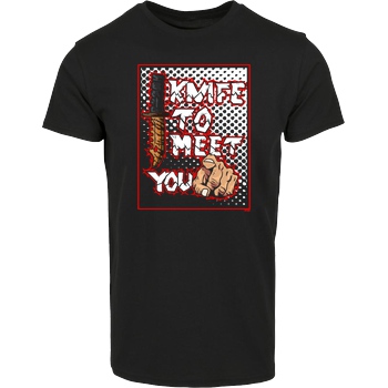 Jorgo Jorgo - Knife to meet you T-Shirt House Brand T-Shirt - Black