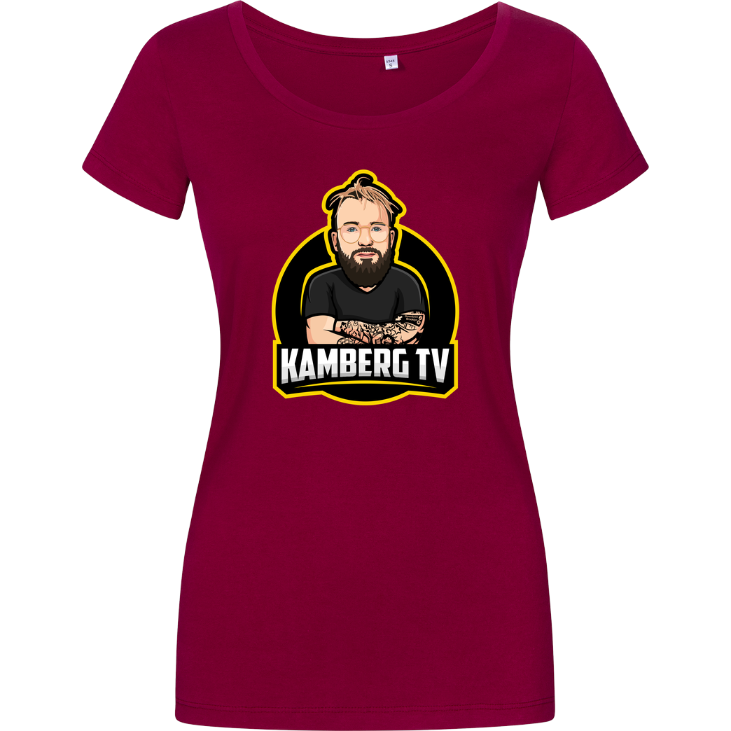 Kamberg TV Kamberg TV - Kamberg Logo T-Shirt Girlshirt berry