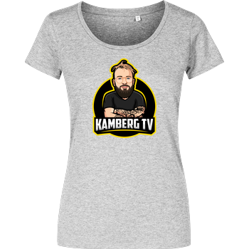 Kamberg TV - Kamberg Logo Girlshirt heather grey