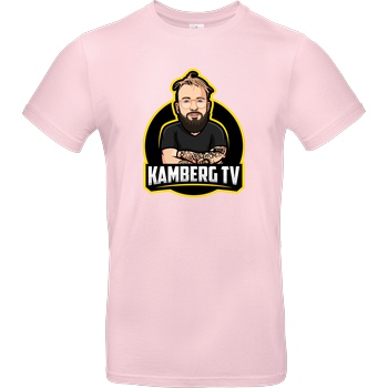 Kamberg TV Kamberg TV - Kamberg Logo T-Shirt B&C EXACT 190 - Light Pink