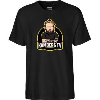 Kamberg TV Kamberg TV - Kamberg Logo T-Shirt Fairtrade T-Shirt - black