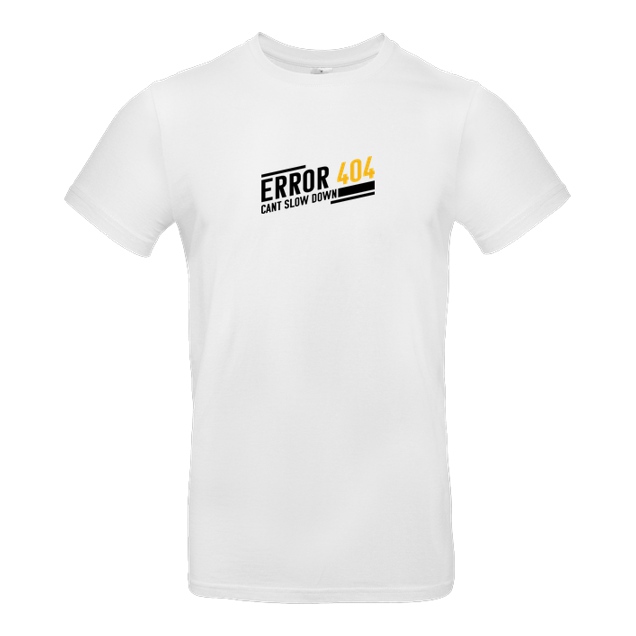 KawaQue - KawaQue - Error 404 - T-Shirt - B&C EXACT 190 -  White