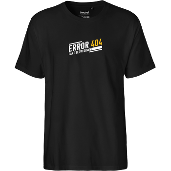 KawaQue - Error 404 Fairtrade T-Shirt - black