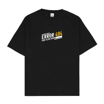 KawaQue - Error 404 Oversize T-Shirt - Black