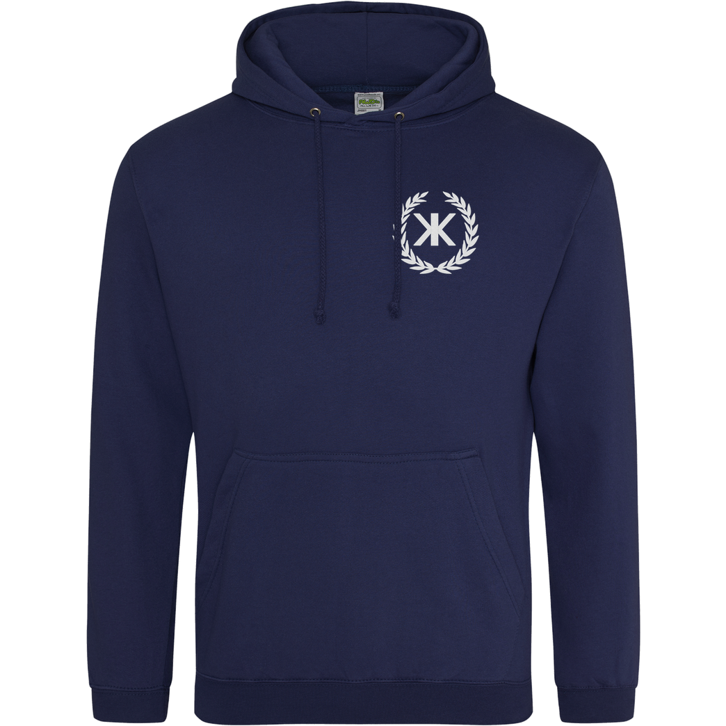 KenkiX KenkiX - Embroidered Logo Sweatshirt JH Hoodie - Navy