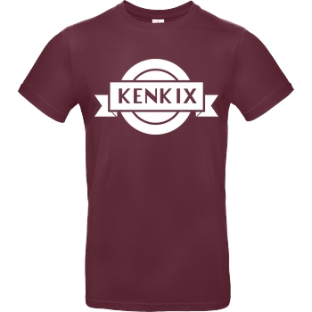 KenkiX KenkiX - Logo T-Shirt B&C EXACT 190 - Burgundy