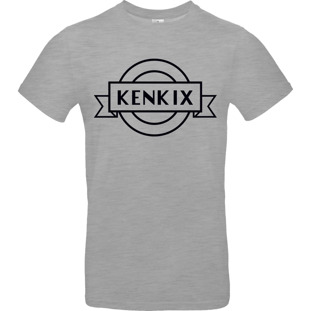 KenkiX KenkiX - Logo T-Shirt B&C EXACT 190 - heather grey