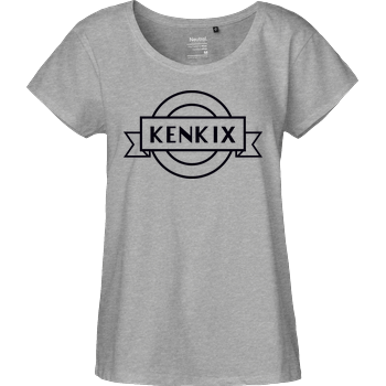 KenkiX - Logo Fairtrade Loose Fit Girlie - heather grey