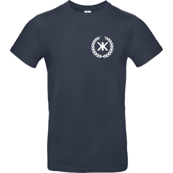 KenkiX KenkiX - Pocket Logo T-Shirt B&C EXACT 190 - Navy