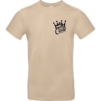 KillaPvP KillaPvP - Crown T-Shirt B&C EXACT 190 - Sand