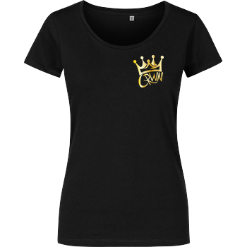 KillaPvP - Crown Girlshirt schwarz